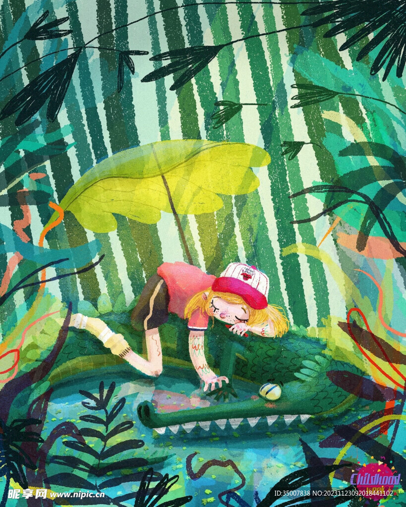 手绘插画