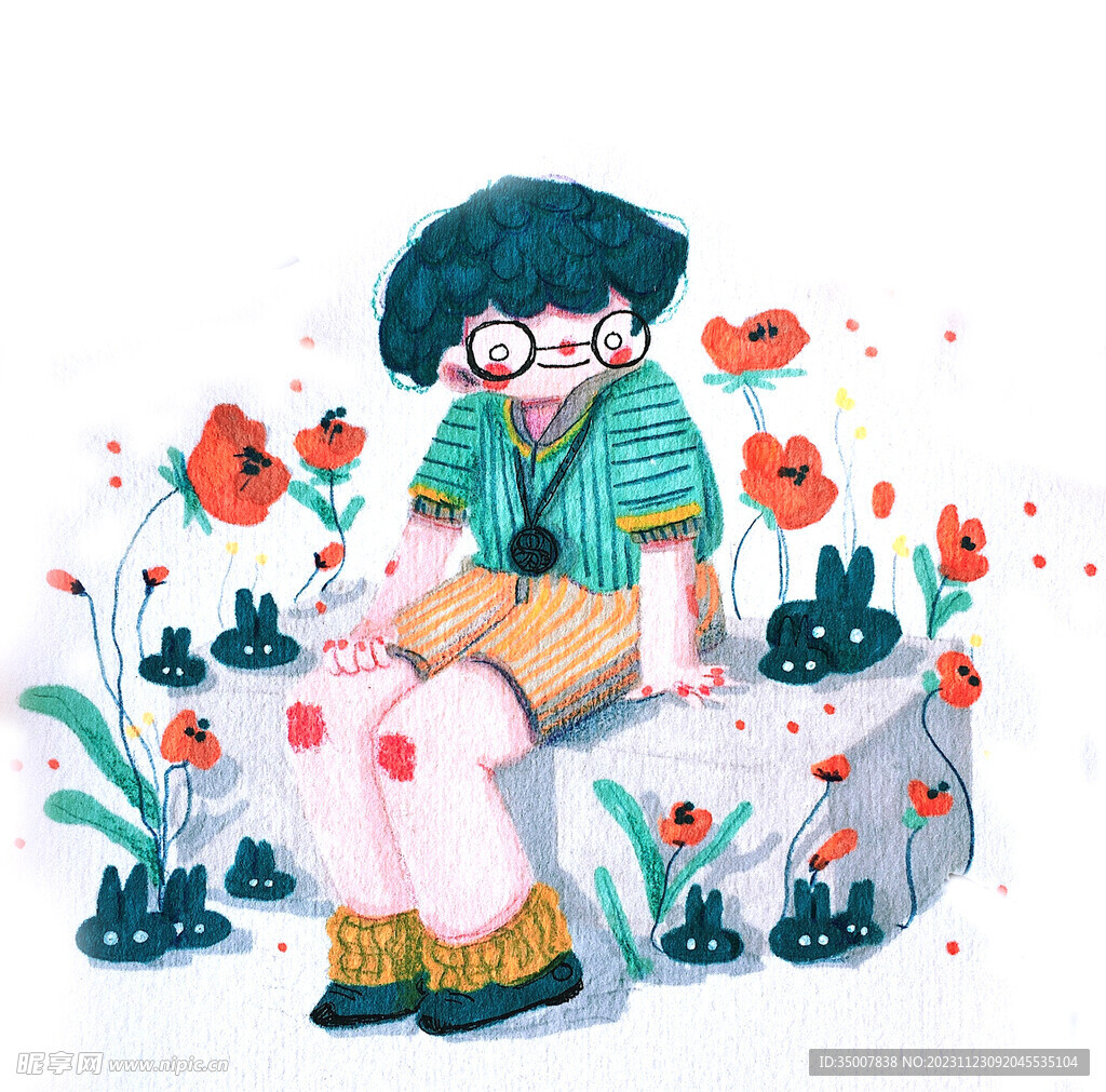 手绘插画