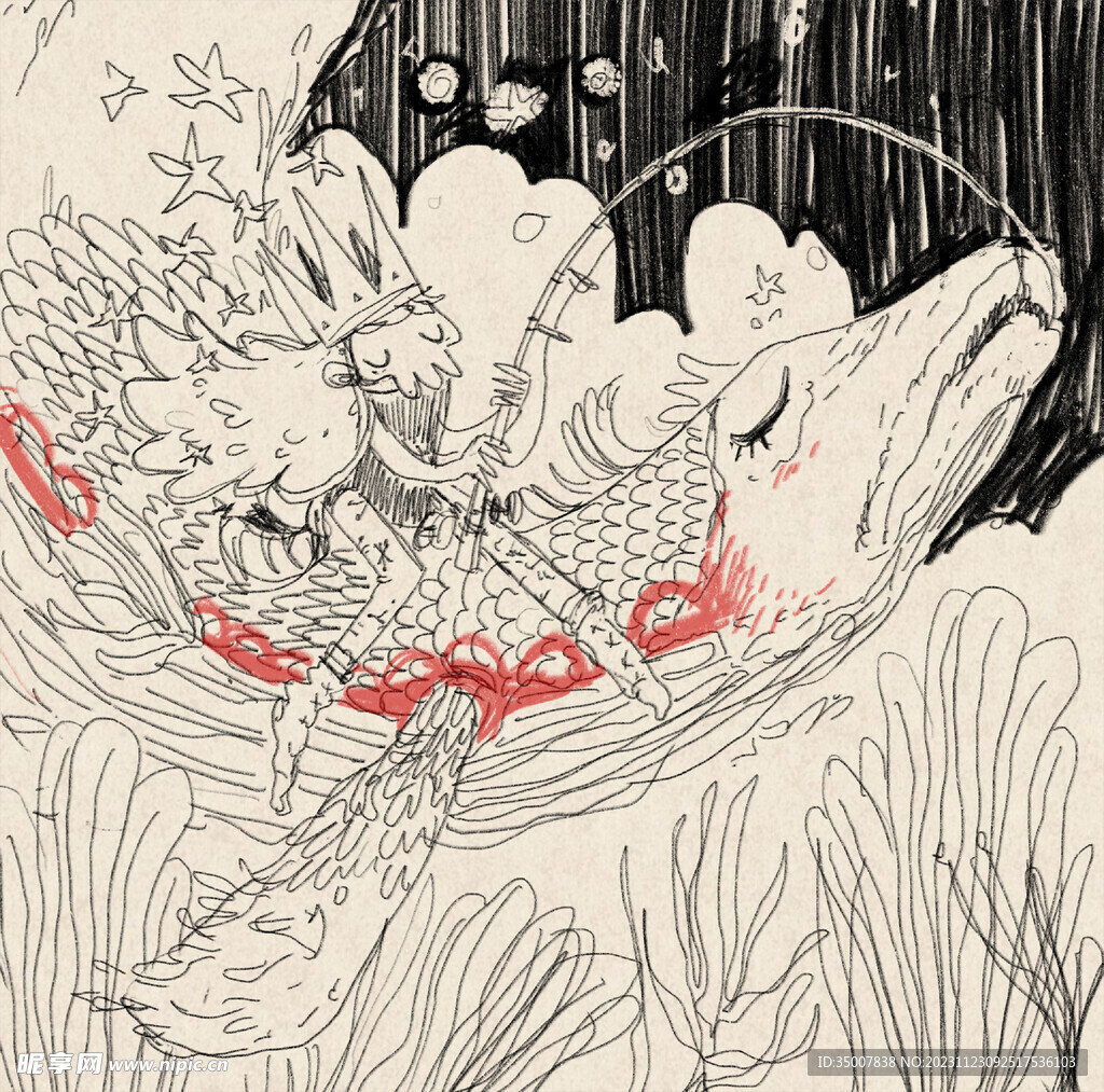 手绘插画