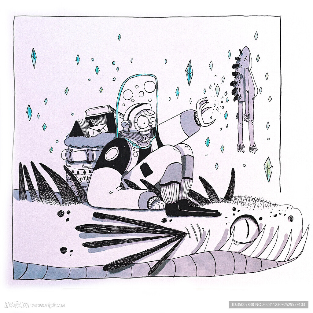 手绘插画