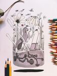 手绘插画