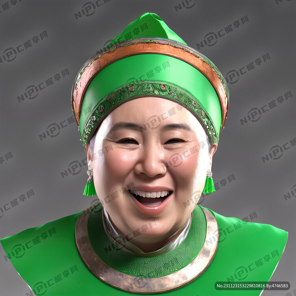 刘三姐 山歌 铜鼓 纯绿色