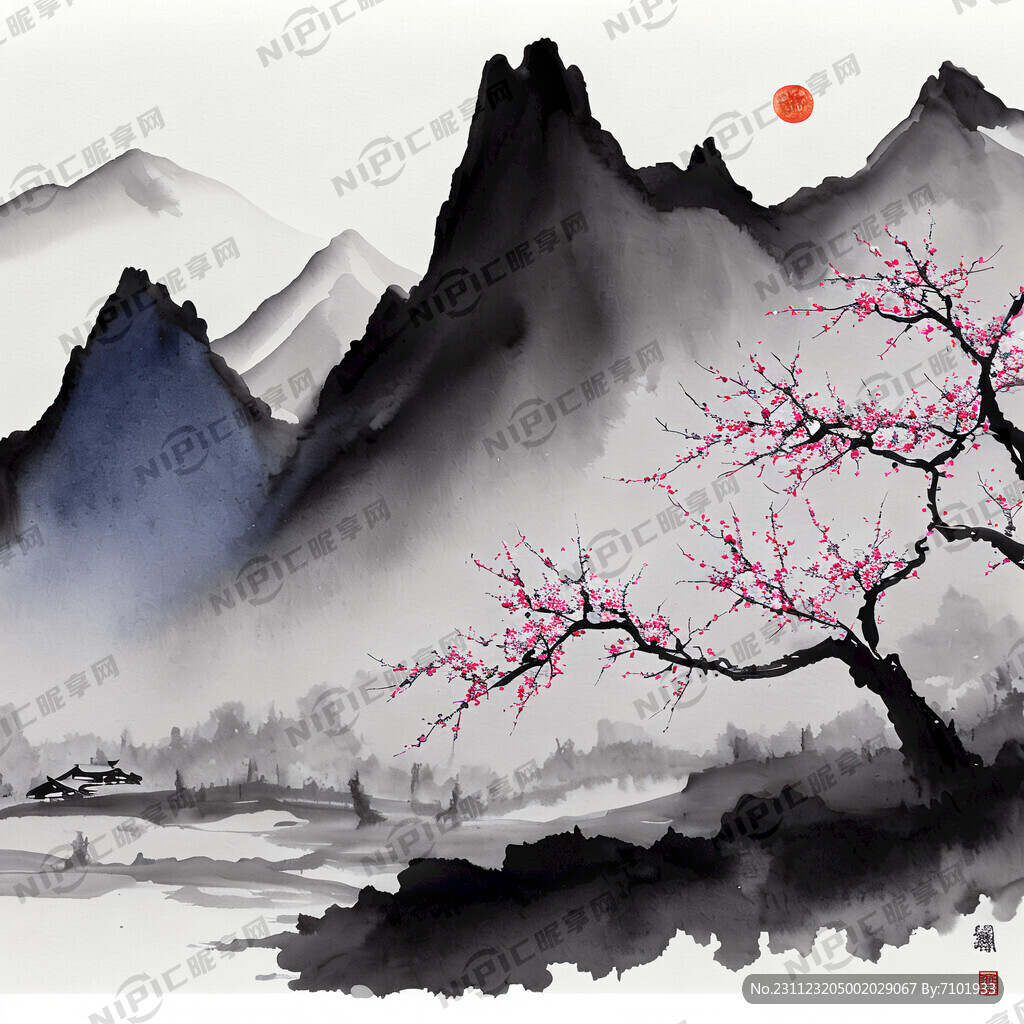 早晨的梅林雪山