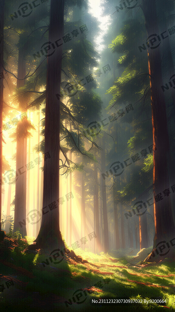 大森林  光线好