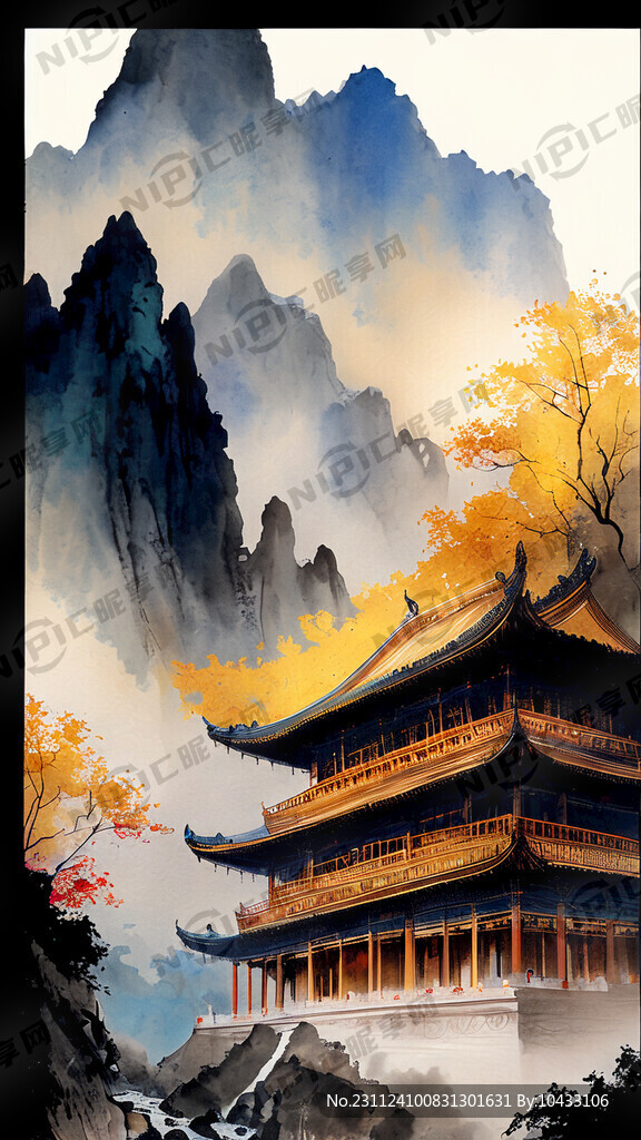 黄金财位 元宝无尽 黄金山