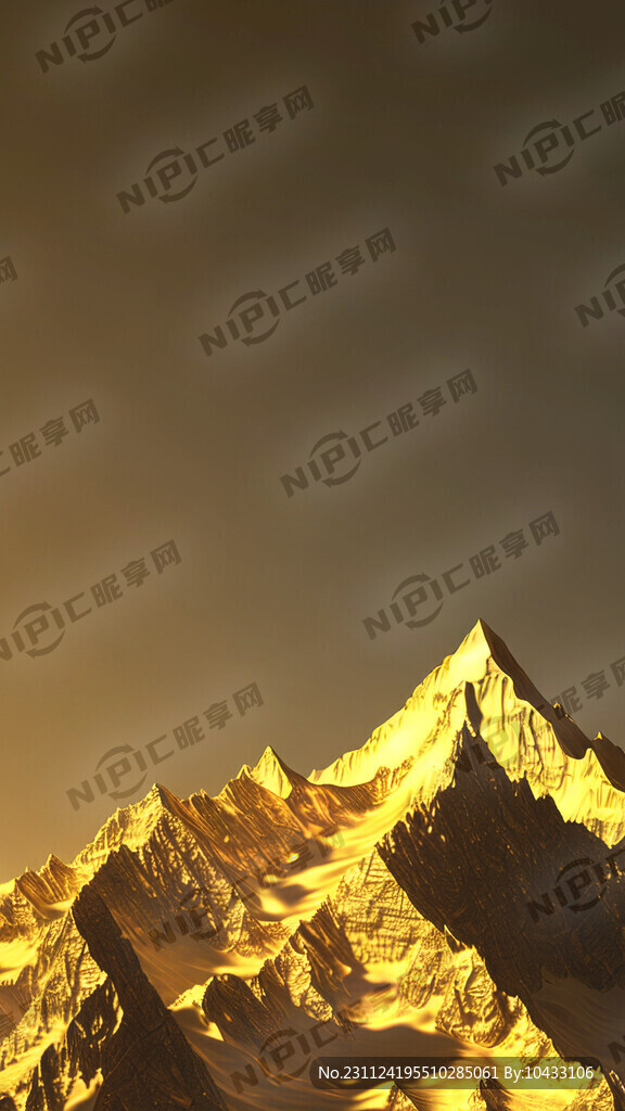 黄金财位 元宝无尽 黄金山