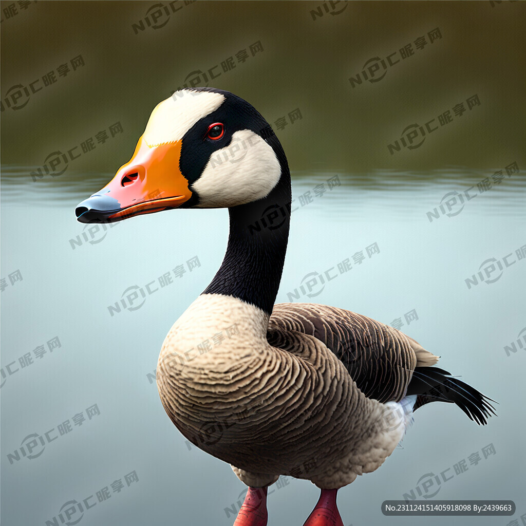 真实大雁的图片