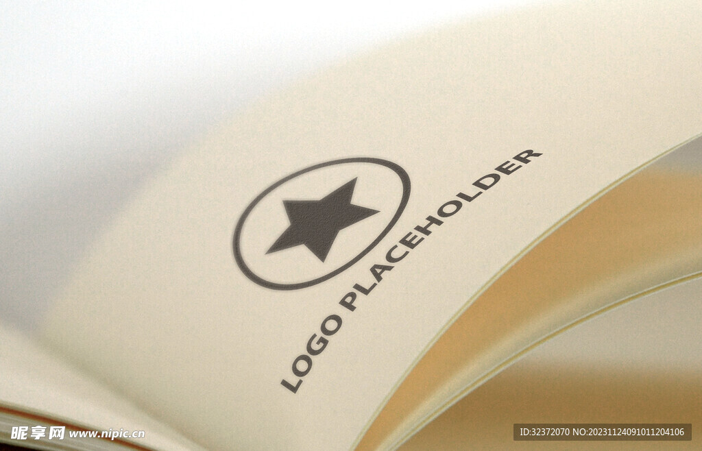 LOGO纸张效果样机