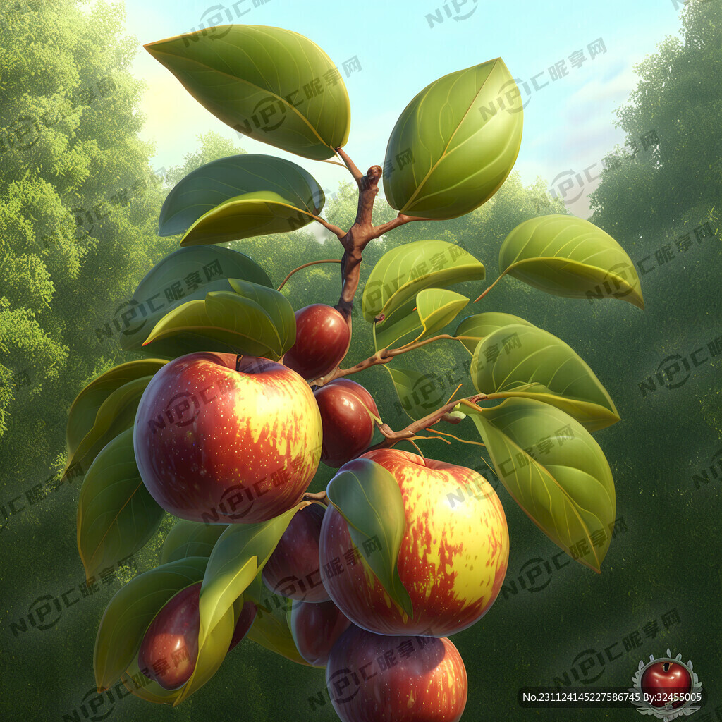 树上苹果枣