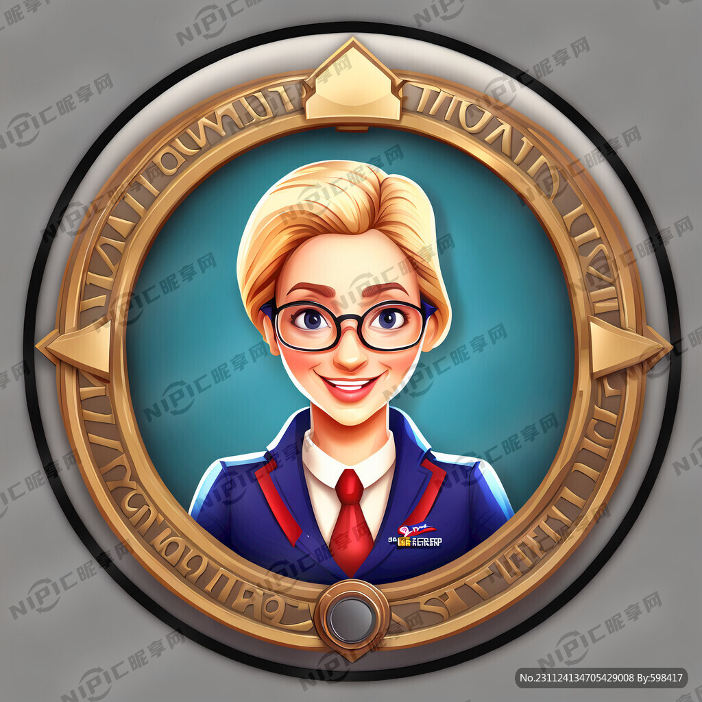 圆形奖牌 最美教师 