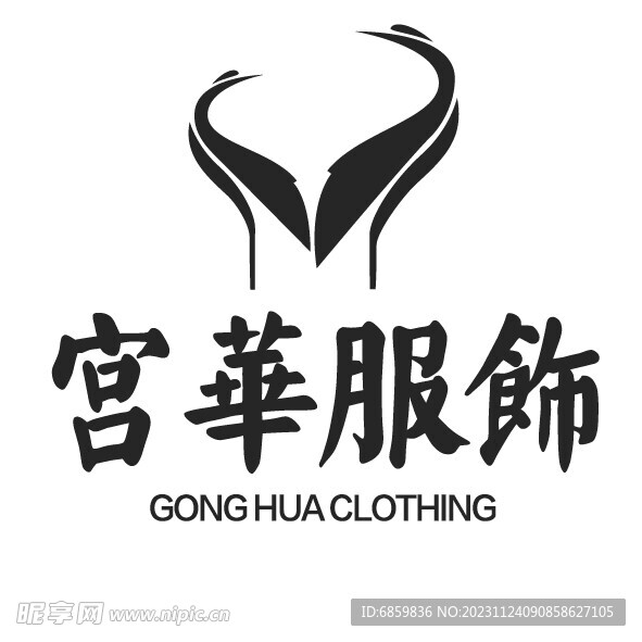 宫华服饰LOGO