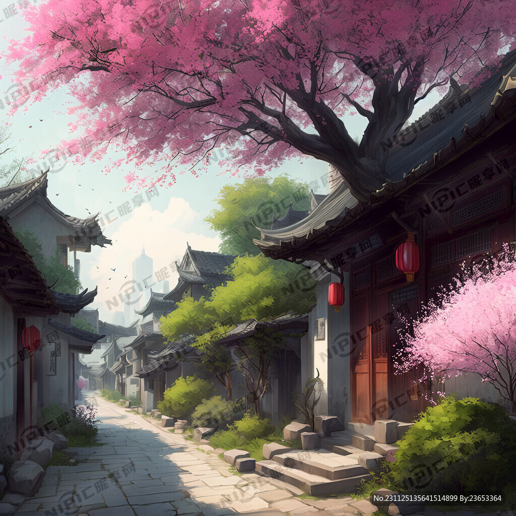 田园风    街景   灌丛 