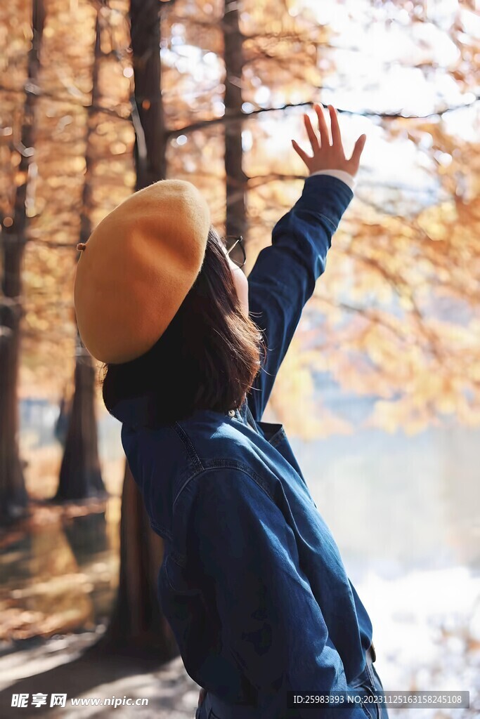 休闲的女孩