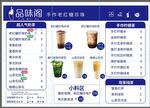 奶茶菜单
