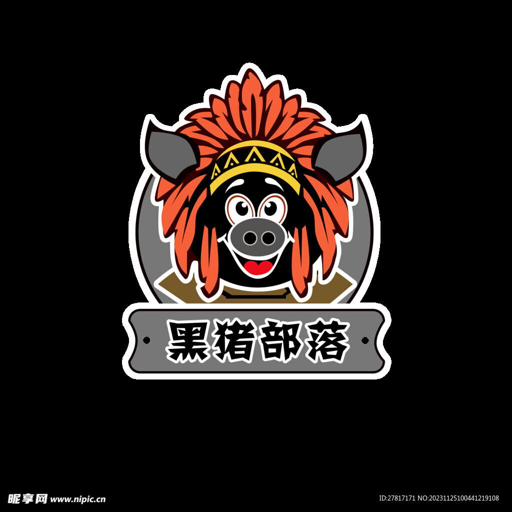 猪logo