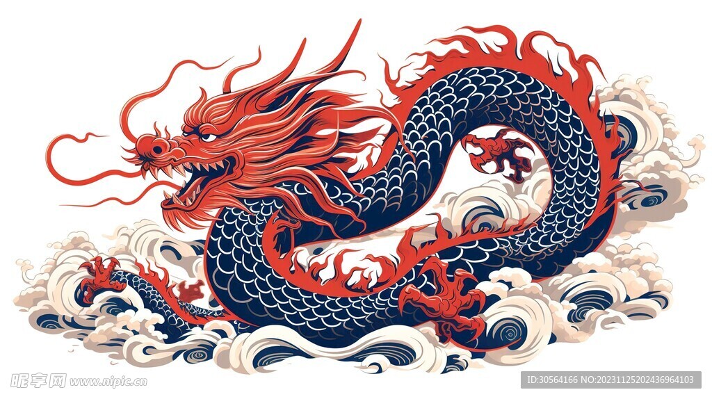 龙年卡通插画