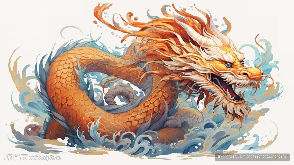 龙年卡通插画