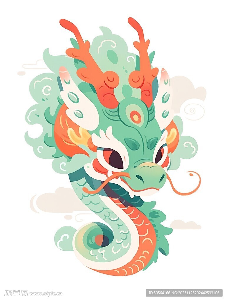 龙年卡通插画
