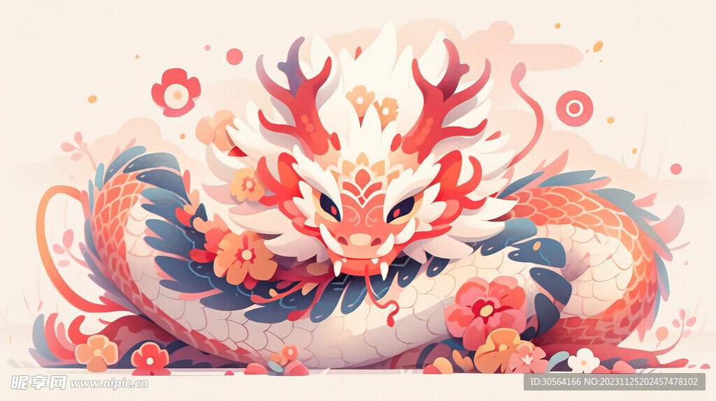 龙年卡通插画