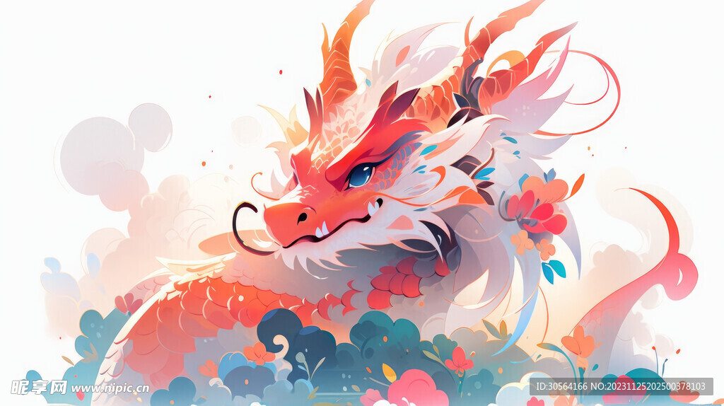 龙年卡通插画