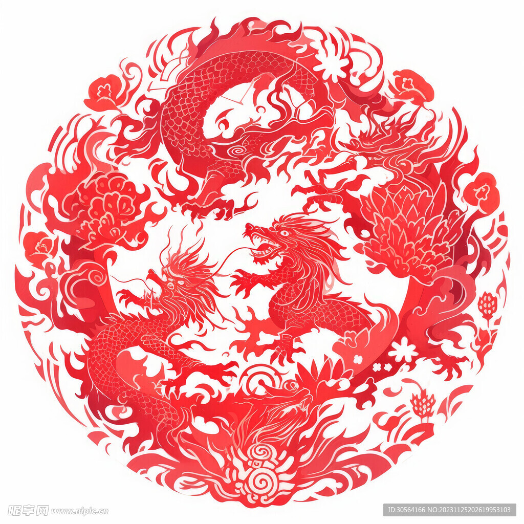 龙年卡通插画