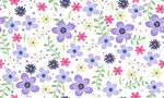 手绘花 色块花 小碎花