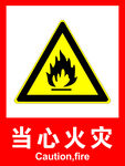当心火灾