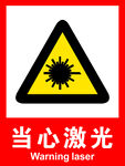 当心激光