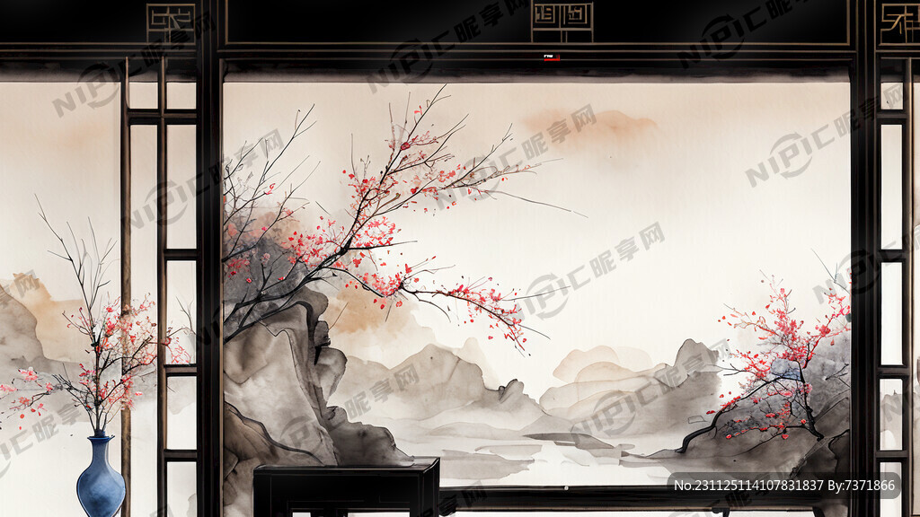 传统中式屏风 中医特色