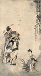清-黄慎-来蝠图