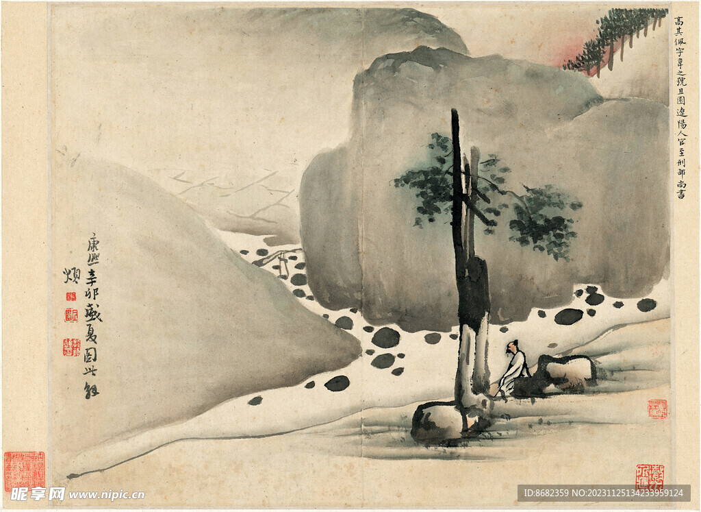 清 高其佩山水册