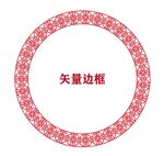 圆形边框