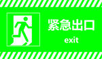 紧急出口标识牌
