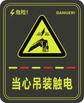 当心吊装触电