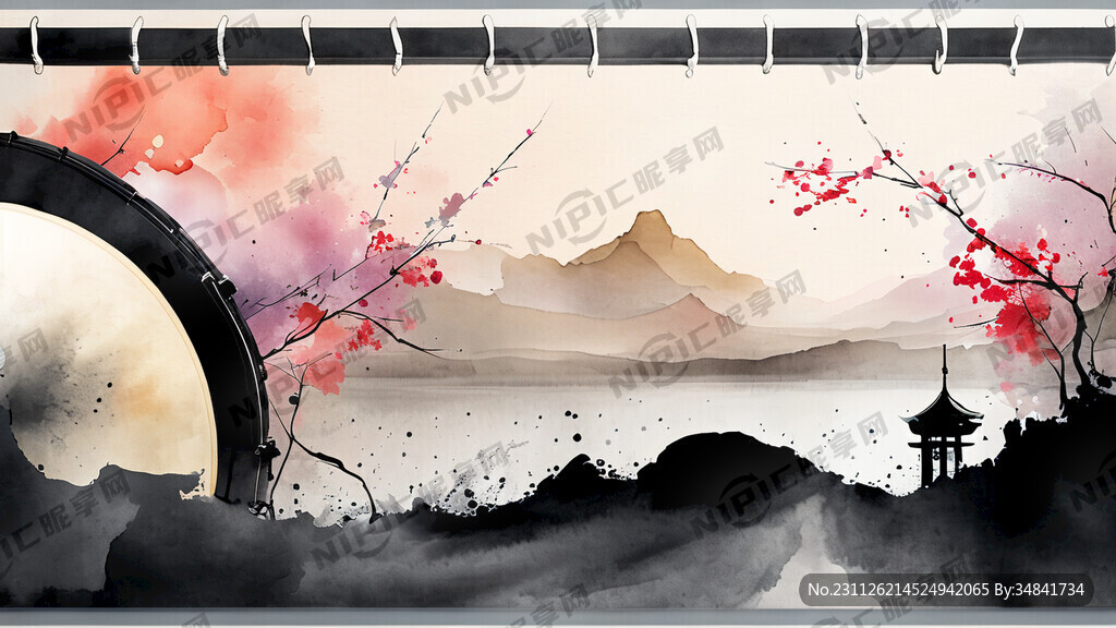 中国风战鼓音乐背景