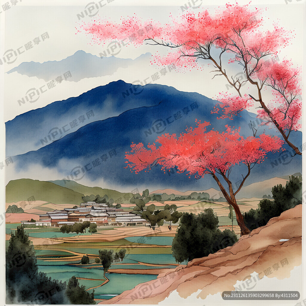云南每个著名地标组合 远景