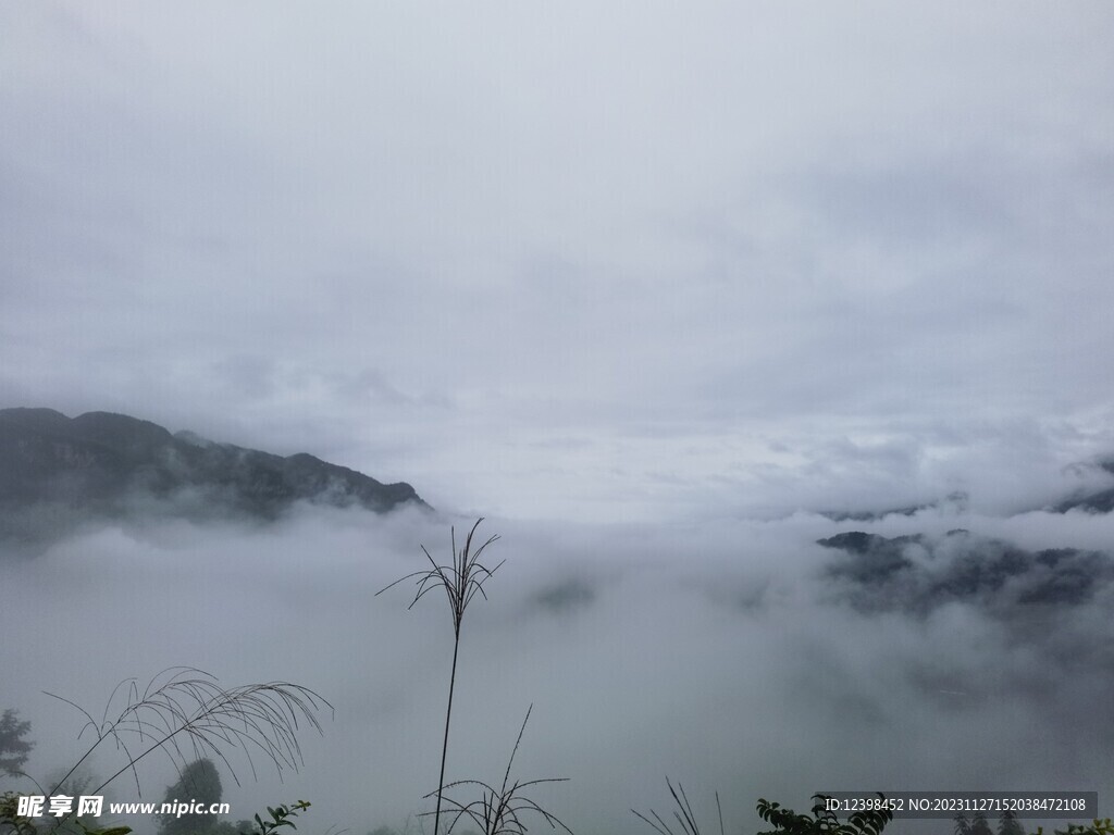 山谷云海