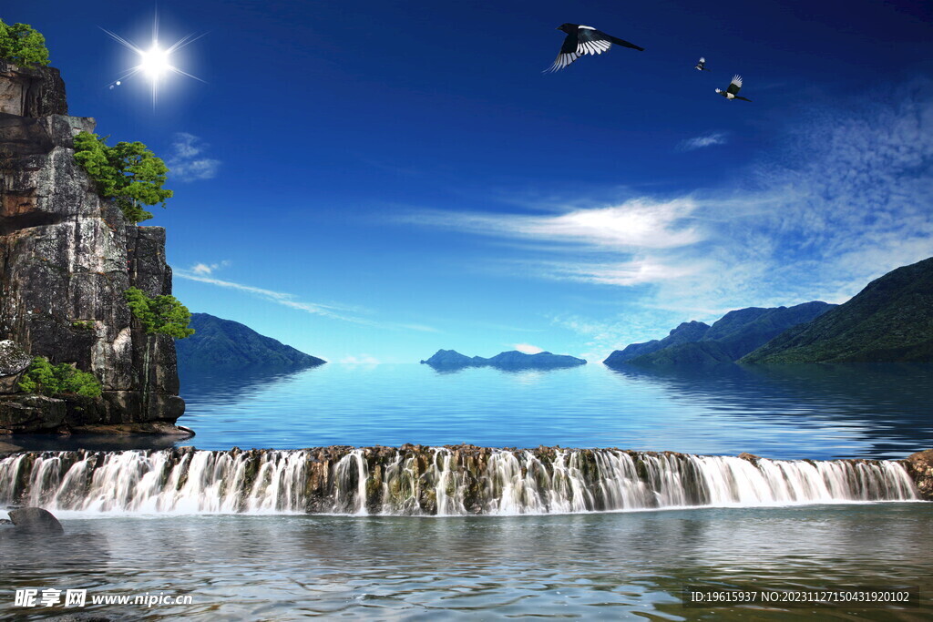 韩式自然背景