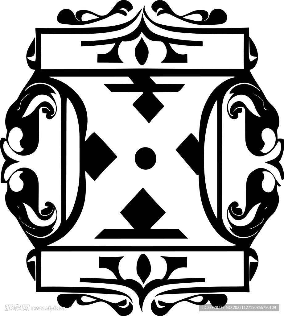 字母X logo
