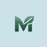 绿色字母m标志设计