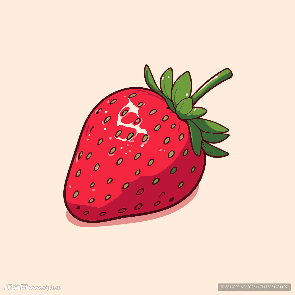 插画水果素材草莓_知有ss-站酷ZCOOL