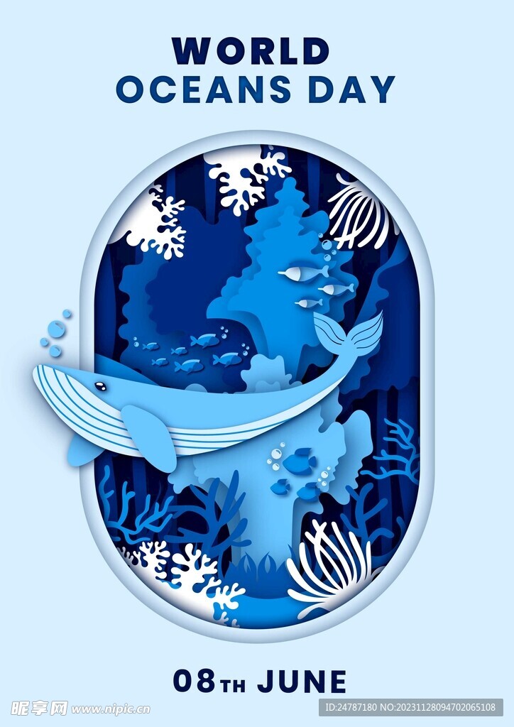 海洋节海报