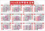 2024年历