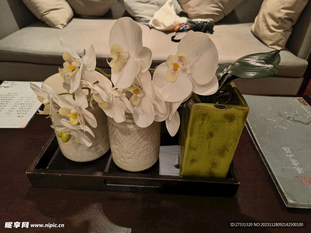 酒店餐桌兰花