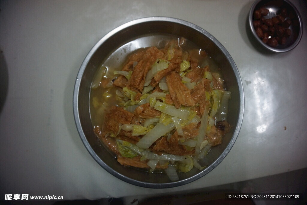 腐竹炒白菜