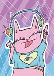 猫咪听音乐