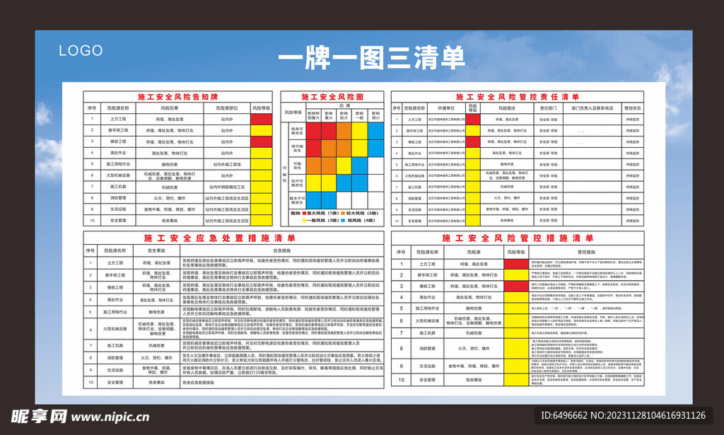 一牌一图三清单