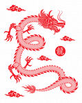 龙年剪纸