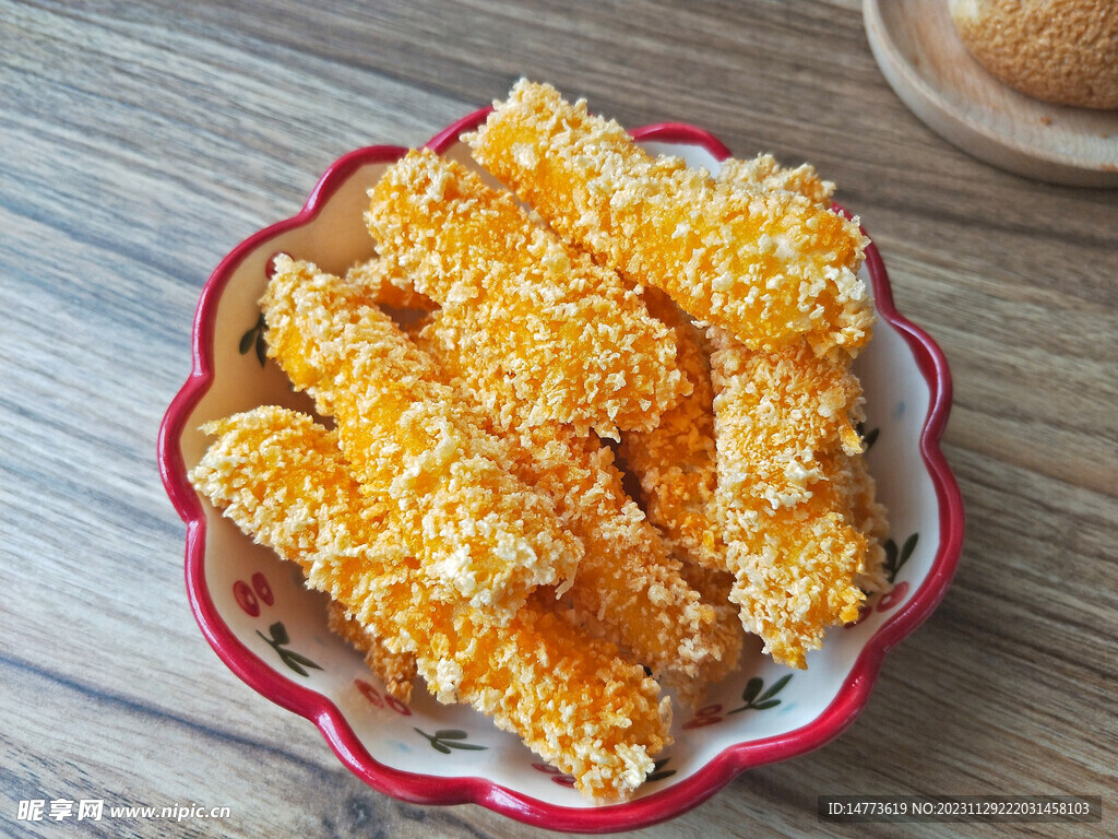 面包糠油炸果