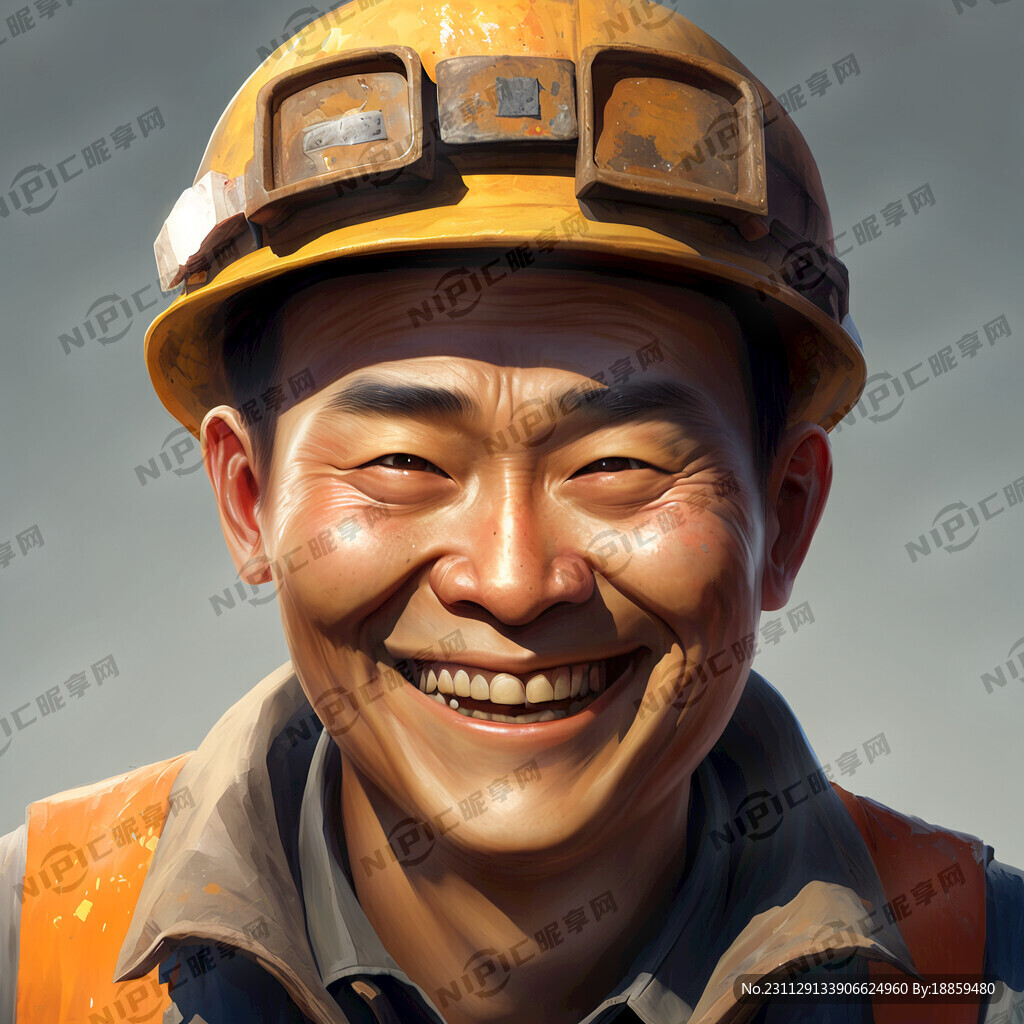 矿工 笑脸 100个